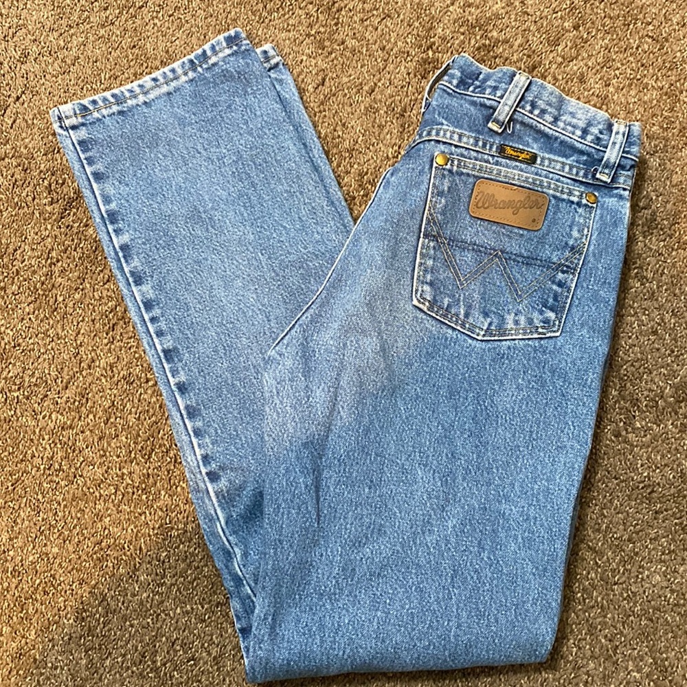Men’s Wrangler George Strait Cowboy Cut Collection Jeans, 32 x 34.